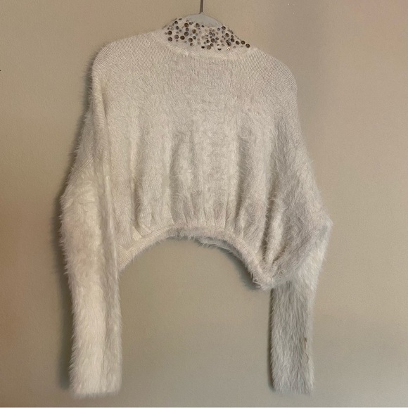 Anthropologie Knitted & Knotted Soiree Cardigan Sweater Size Medium NWT - Picture 2 of 16